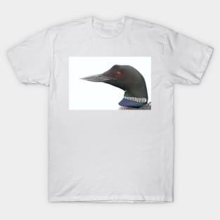 Loon closeup - Common Loon T-Shirt